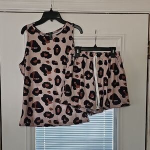 Leopard Print Sleepwear Set